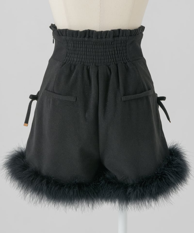 ハイウエストファーショートパンツ【12月上旬〜中旬頃発送予定】 | pium