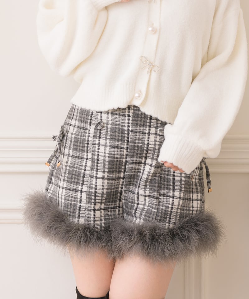 ハイウエストファーショートパンツ【12月上旬〜中旬頃発送予定】 | pium
