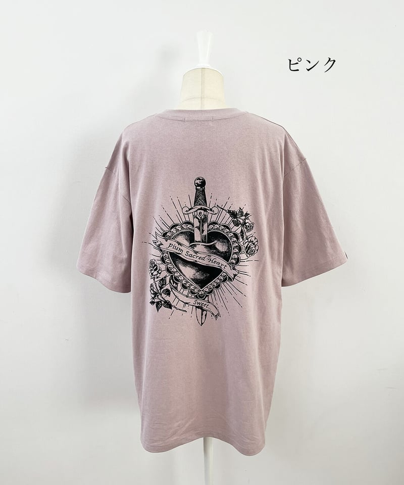 pium sacred heart オーバーサイズTシャツ | pium