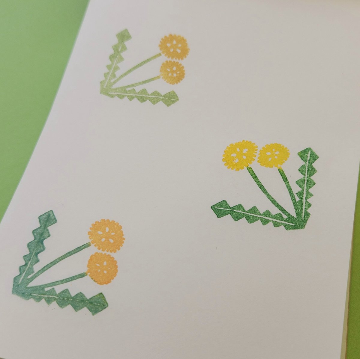 花咲くラバースタンプ たんぽぽ | TOMIKOHAN SHOP