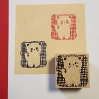 ラバースタンプ こねこ