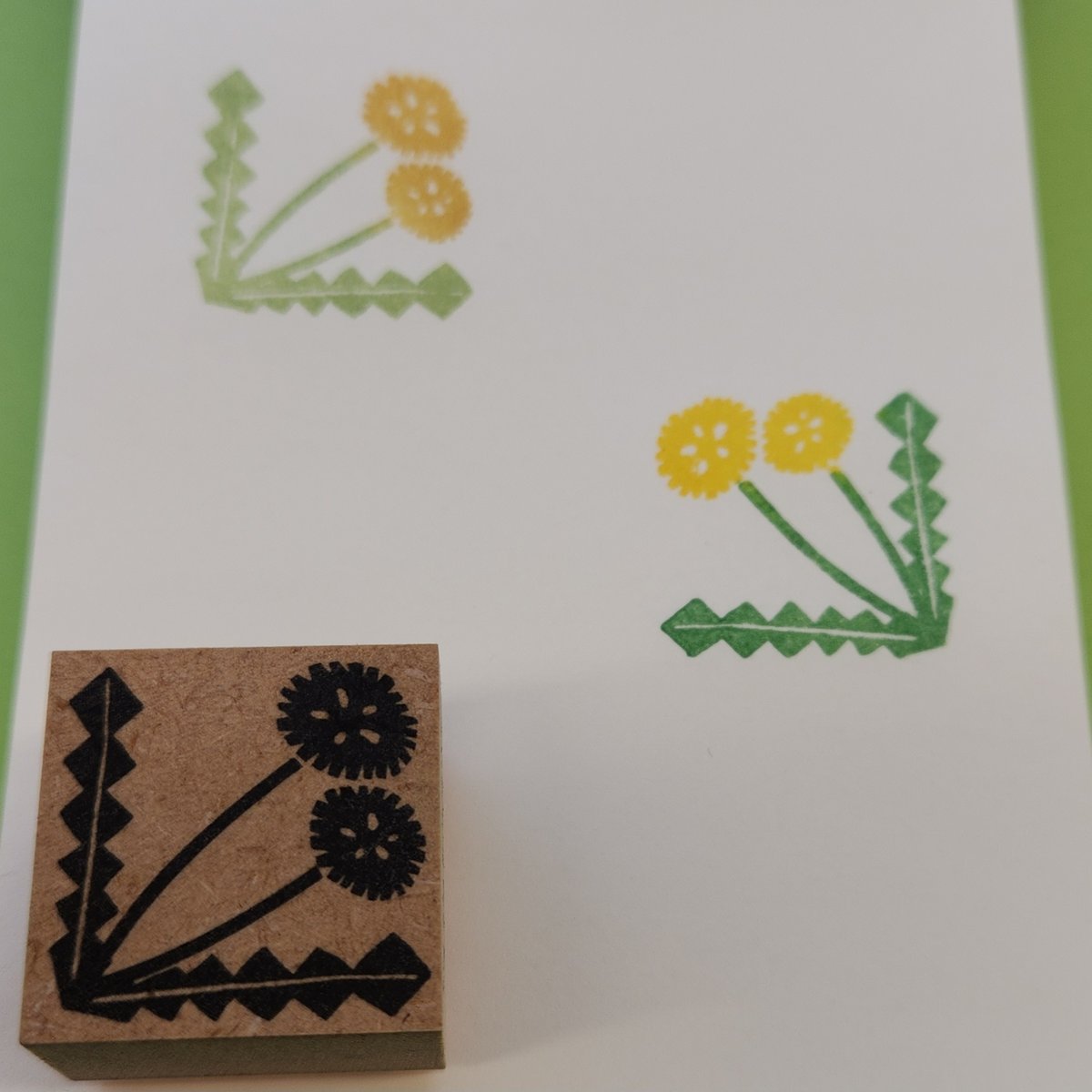 花咲くラバースタンプ たんぽぽ | TOMIKOHAN SHOP