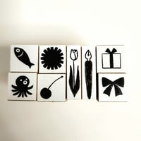 アレンジが楽しいミニはんこシリーズ8種