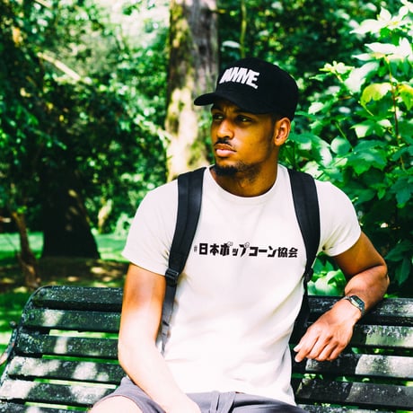 【公式Tシャツ】協会ロゴ「日本ポップコーン協会」