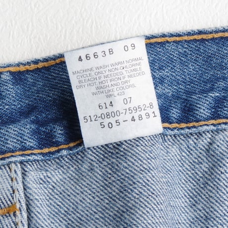 deadstock"Levi’s”505  made in USA