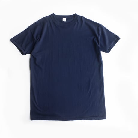 deadstock""1970’s”blank tee(dark navy)  made in USA