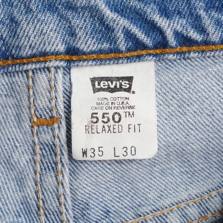Levis" 550  made in USA