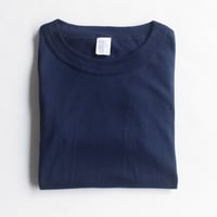 deadstock""1970’s”blank tee(dark navy)  made in USA