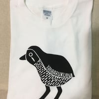Tシャツ  ヤンバルクイナ  白 Lサイズ