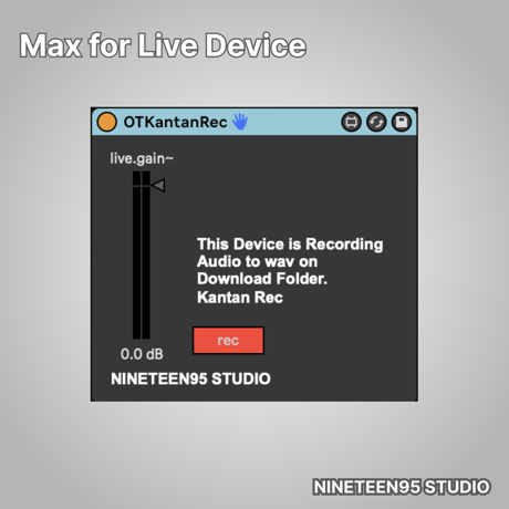 OTKantanRec - M4L version