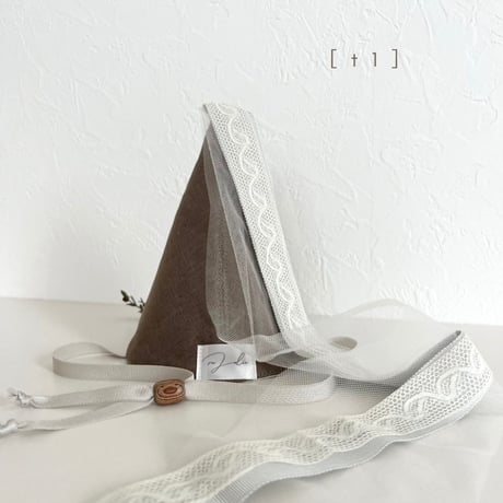 ［完成品］anniversary hat / taupe