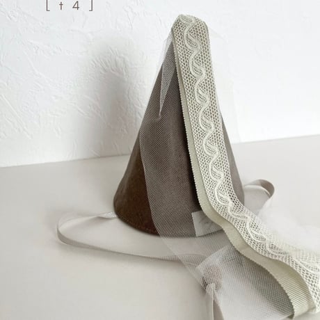 ［完成品］anniversary hat / taupe