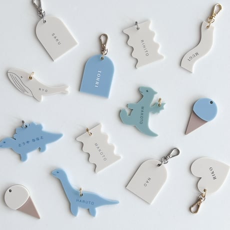 acrylic name plate / ice cream（muji）