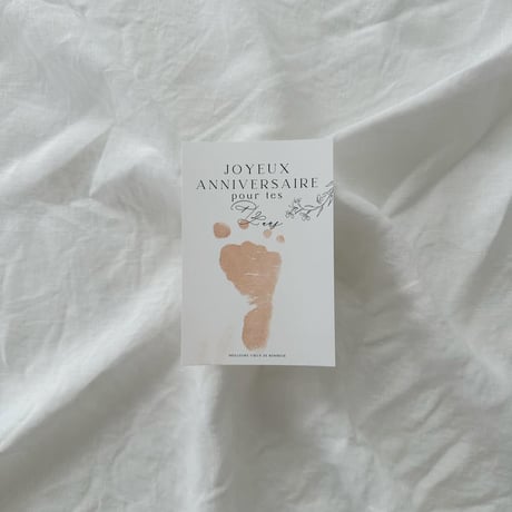 foot stamp card（3枚set）