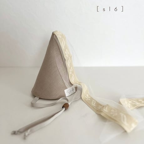 ［完成品］anniversary hat / soy latte