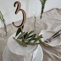 number topper set