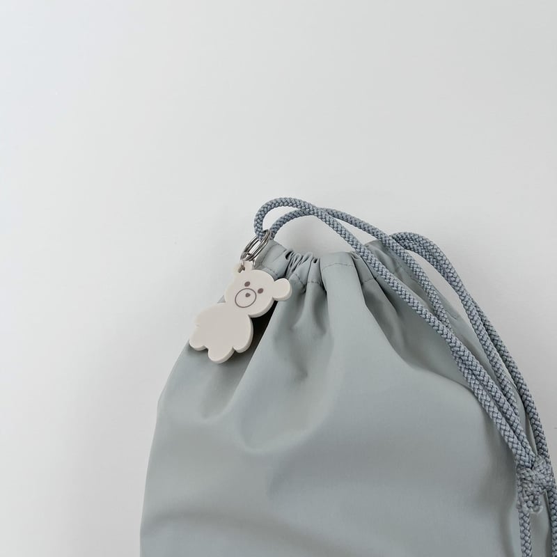 再販【撥水加工】スカラップのネイビーClothes bag お着替え袋　4点 neutral color bag（撥水お着替え袋） | citron book