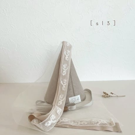 ［完成品］anniversary hat / soy latte