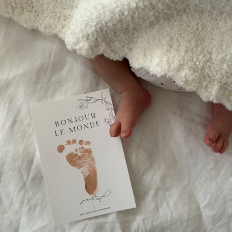foot stamp card（3枚set）