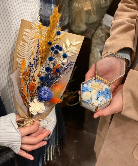 六角ガラスのジュエリーボックスS