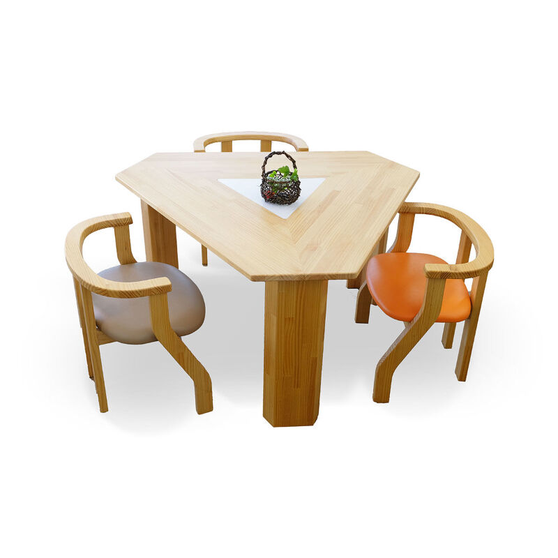 The Mallby テーブル THE CAFE TABLE / リノリウム Black Steel 4pin × スクエア 60