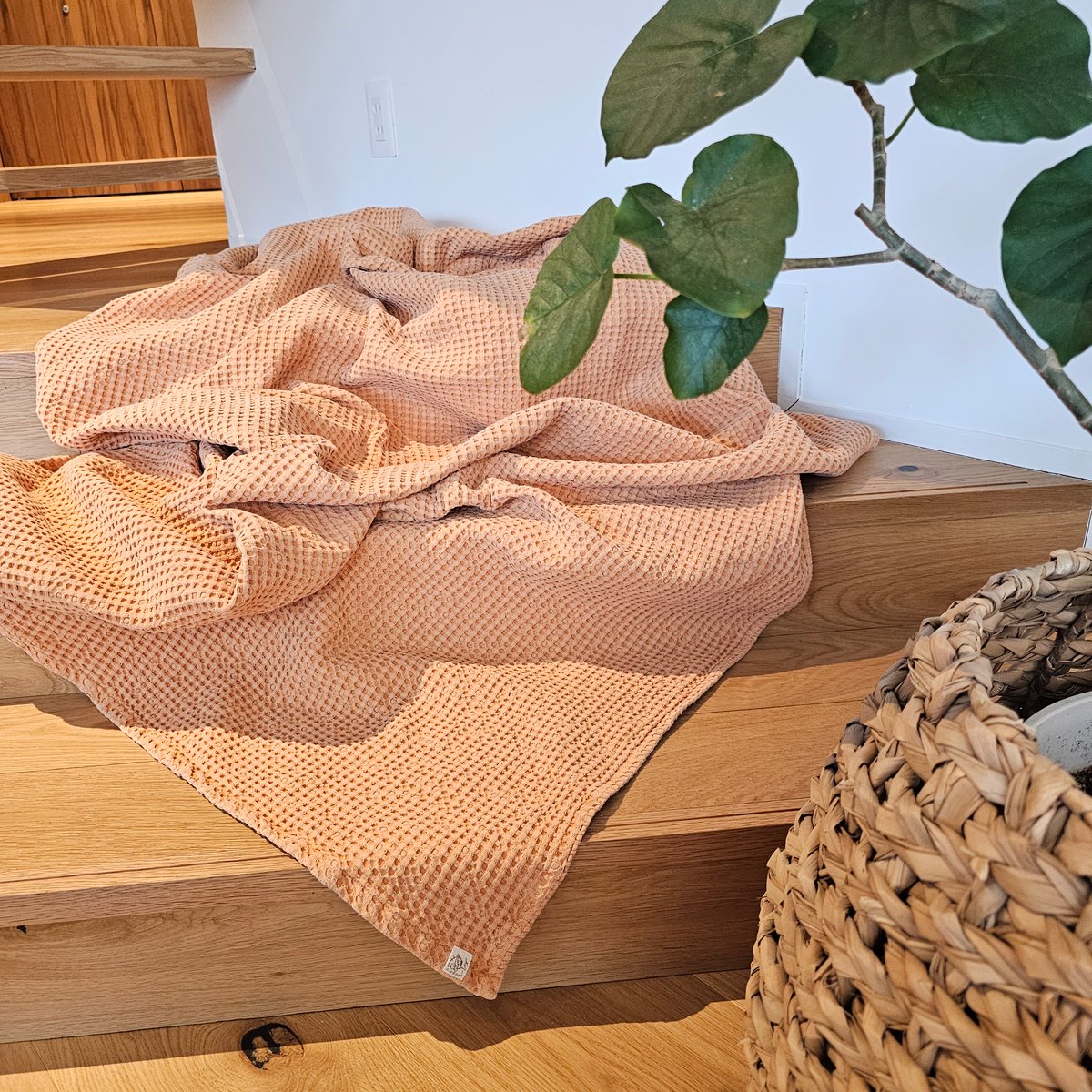 黄土ブランケット（大判サイズ) | bikanri-ochitsu