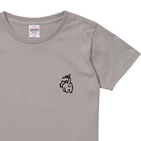 【にゃんたま】グレー Tシャツ 猫柄 かわいい キャット 綿100% キャット