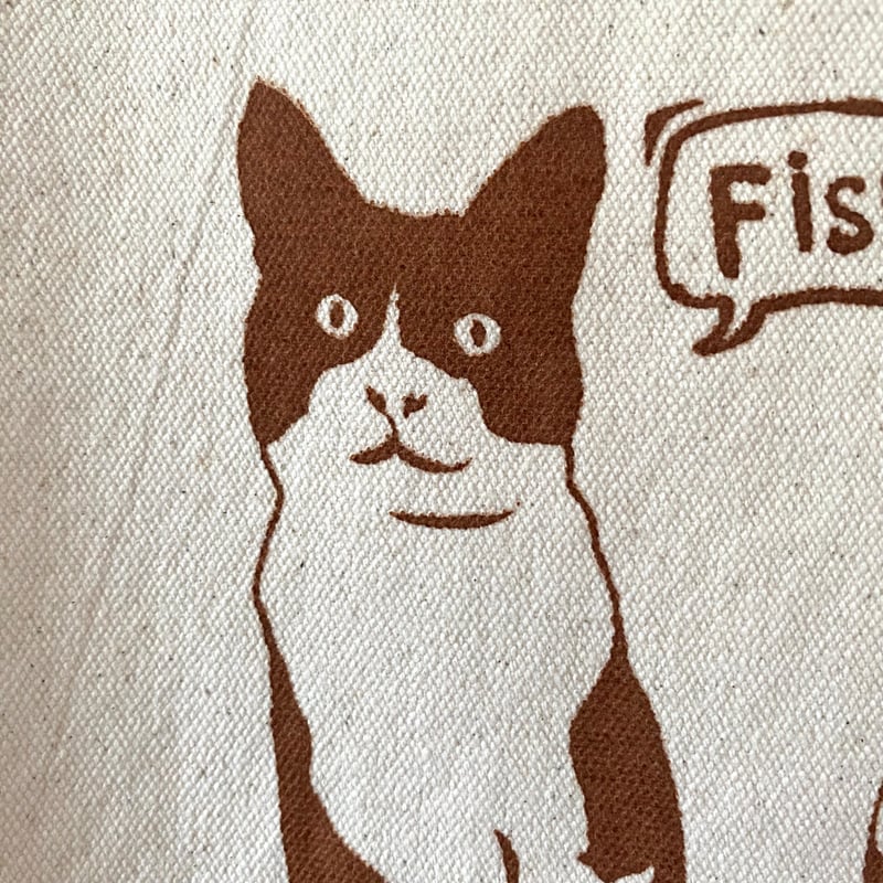 ハチワレブラザーズ】エプロン ハチワレ 猫柄 キャンバス キッチン