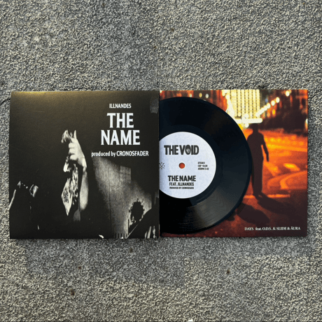 Limited Edition " THE NAME / DAYS w-sider 7-inch vinyl + silk screen poster