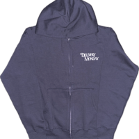 DELIVERY MONDAY Logo Zip Hoodie NAVY (Large)