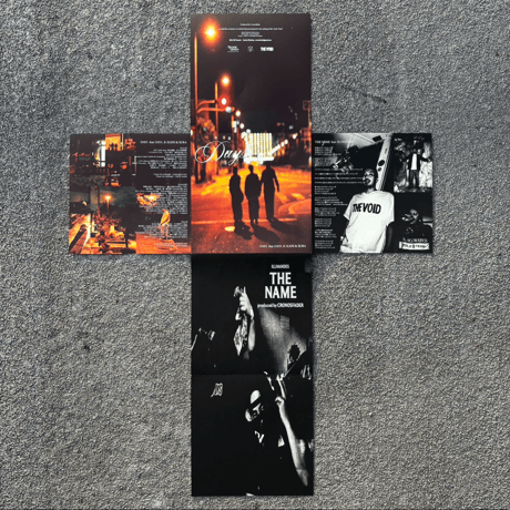 Limited Edition " THE NAME / DAYS w-sider 7-inch vinyl + silk screen poster
