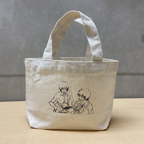ミニトート&缶バッジ3個セット【A】