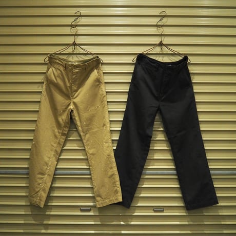 AURALEE(MENS) / GARMENT-DYED FINX LIGHT CHINO PANTS