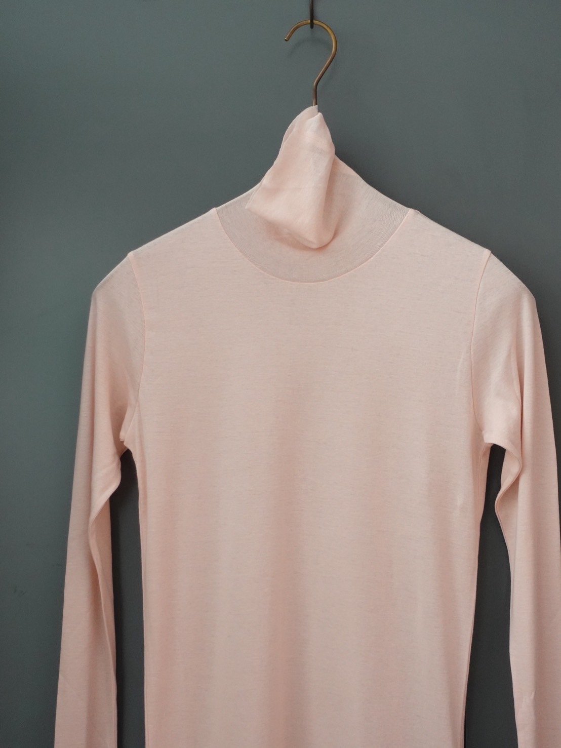 AURALEE(WOMENS) / HIGH GAUGE SHEER RIB TURTLE N