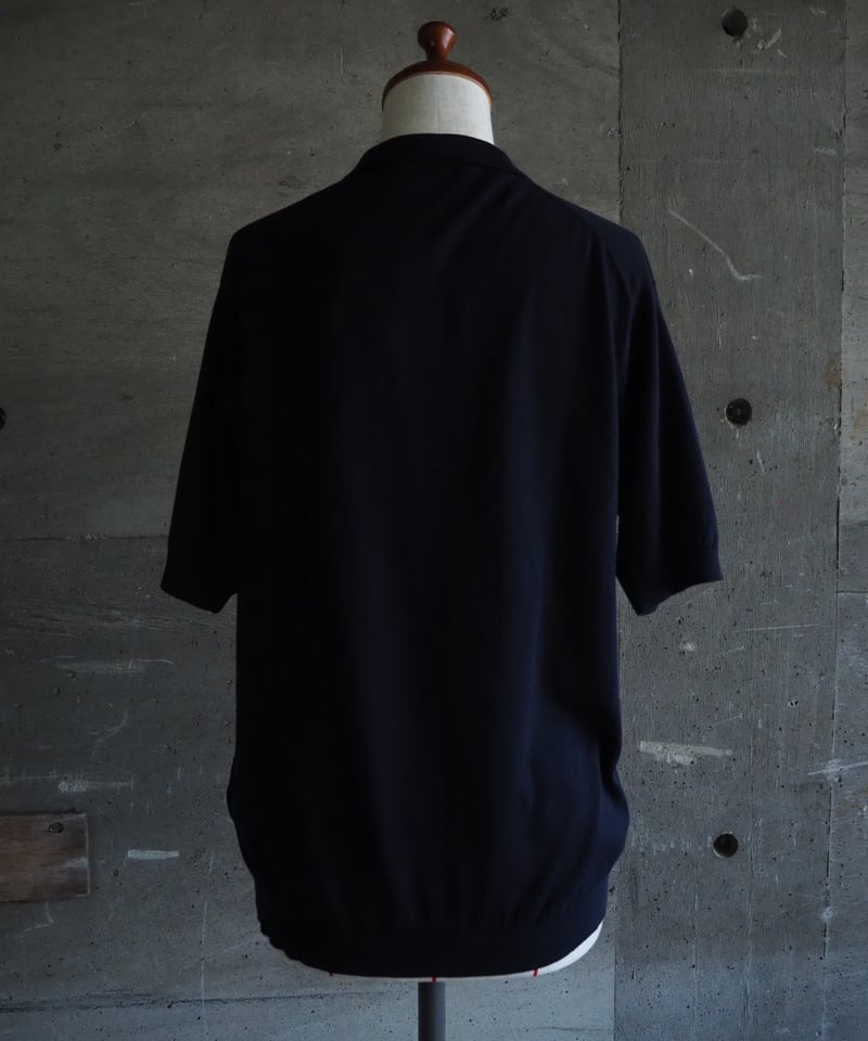 JOHN SMEDLEY(MENS) / SYRES SKIPPER COLLAR SHIR