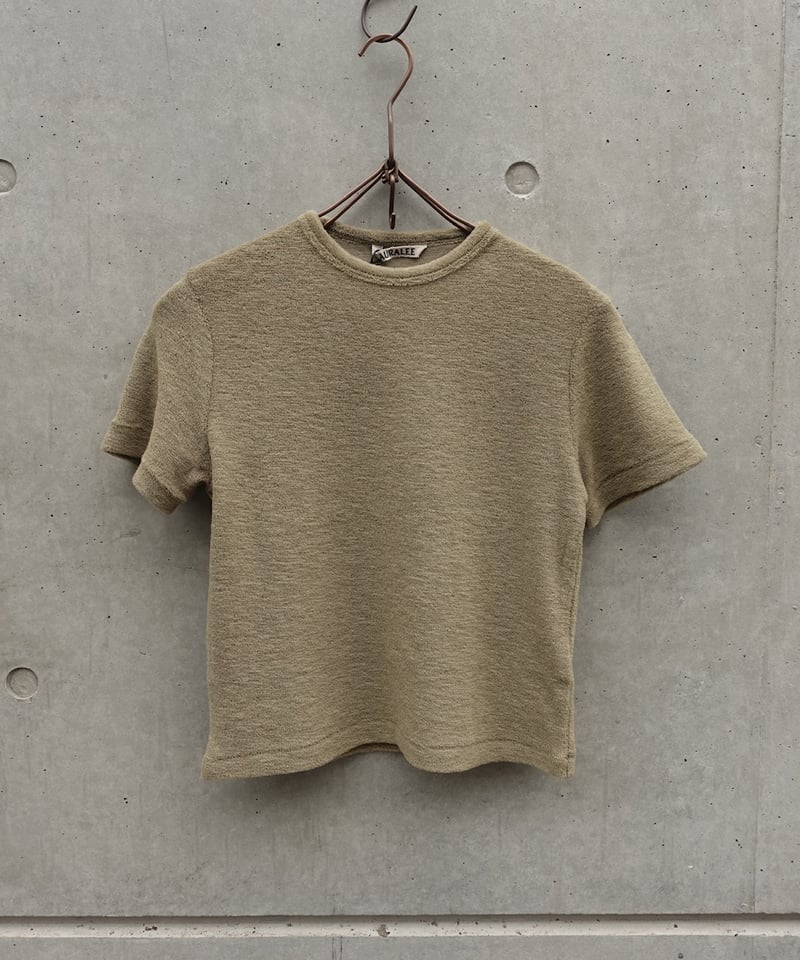 AURALEE/オーラリー WASHABLE WOOL PILE TEE AURALEE(WOMENS) / WASHABLE WOOL PILE TEE | Burnish