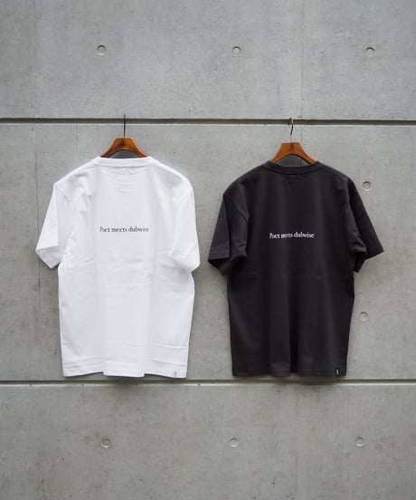 POET MEETS DUBWISE(UNISEX) / A Womans`s Back T-Shirt