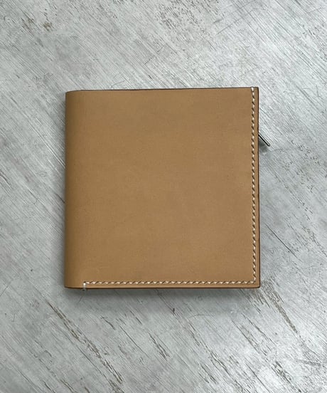 ED ROBERT JUDSON / BUND BINDER HALF WALLET TAN