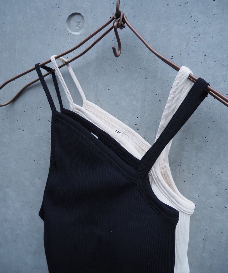 トップス HAKUJI Twist Cotton Bra Tank Green TWIST COTTON BRA TANK|ツイスト コットン ブラ タンクツイスト