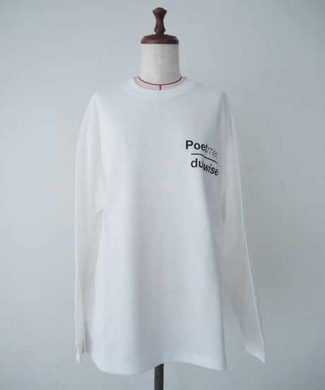 POET MEETS DUBWISE(UNISEX) / PMD STAMP LOGO OVERSIZED L/S T-SHIRT