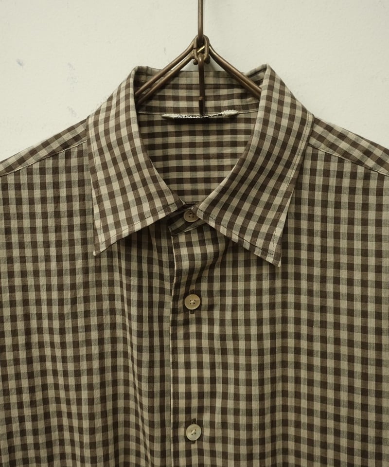 AURALEE(WOMENS) / AIRY LIGHT COTTON CHECK BIG S AURALEE(WOMENS) / AIRY LIGHT COTTON CHECK BIG S