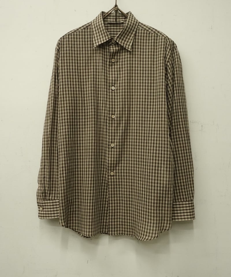 AURALEE(WOMENS) / AIRY LIGHT COTTON CHECK BIG S AURALEE(WOMENS) / AIRY LIGHT COTTON CHECK BIG S