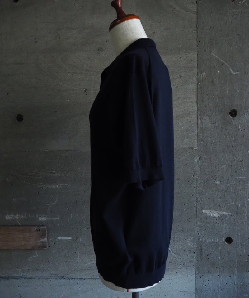 JOHN SMEDLEY(MENS) / SYRES SKIPPER COLLAR SHIR