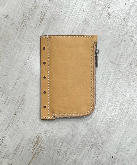 ED ROBERT JUDSON / BUND BINDER MINI WALLET TAN