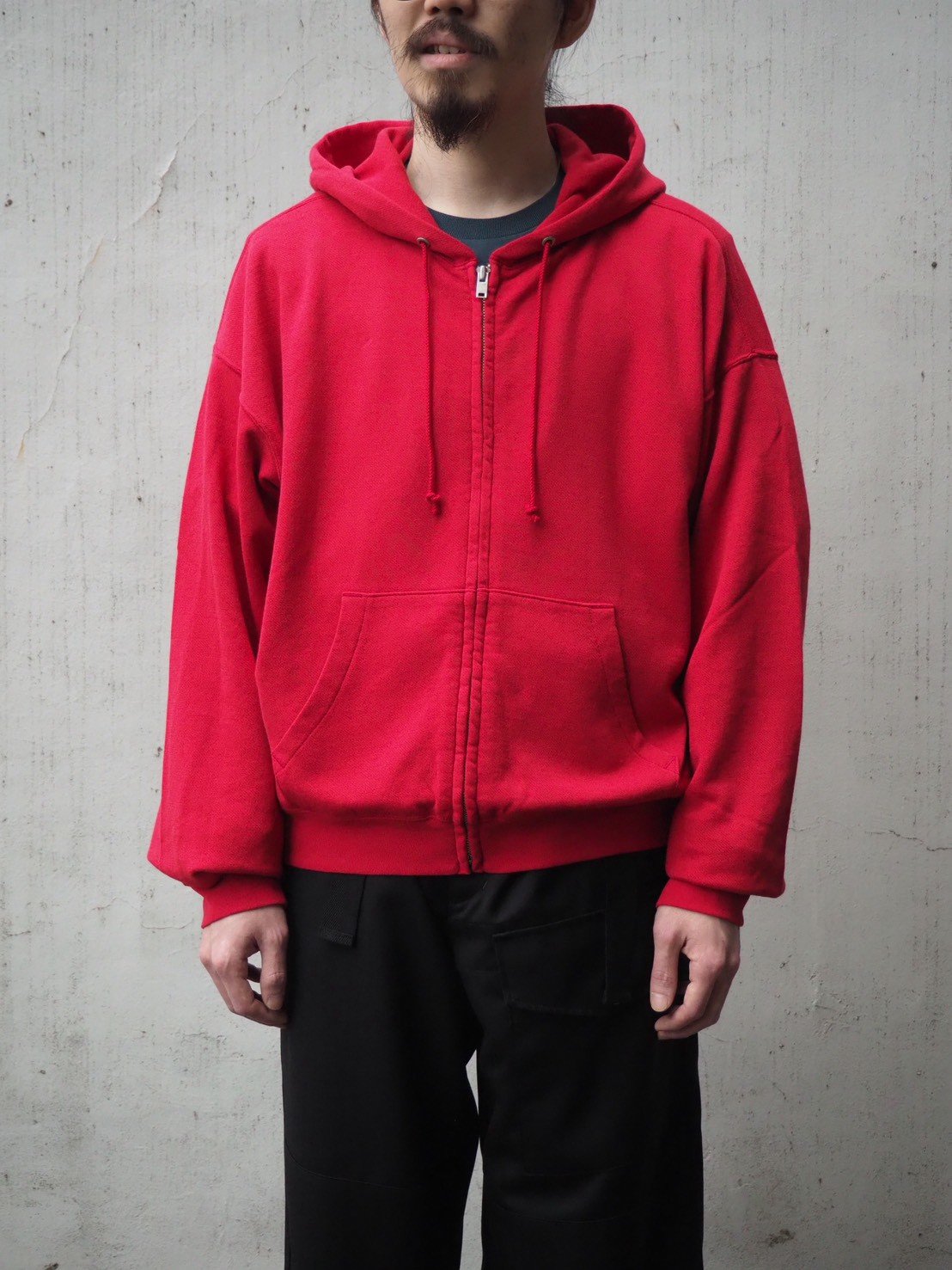 AURALEE(MENS) / HIGH TWIST LIGHT SWEAT ZIP PARK
