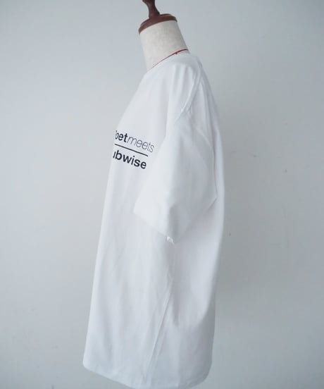 POET MEETS DUBWISE(UNISEX) / PMD STAMP LOGO T-SHIRT