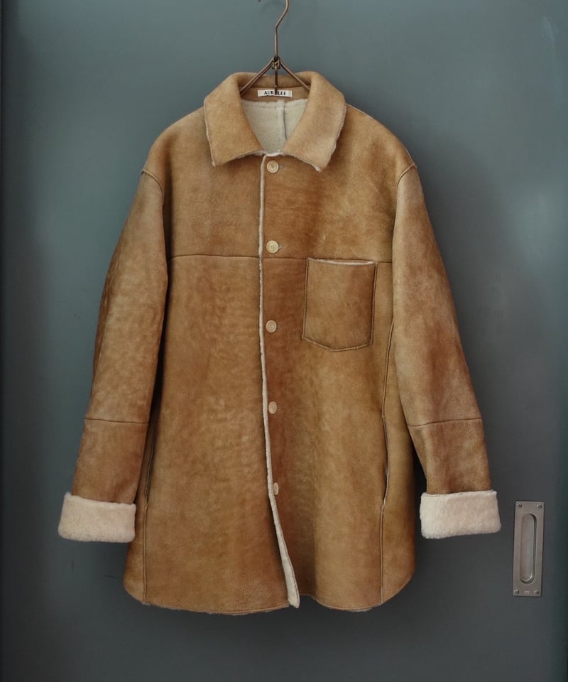 ジャケット・アウター MERINO MOUTON SHIRT BLOUSON AURALEE(WOMENS) / MERINO MOUTON SHIRT BLOUSON |