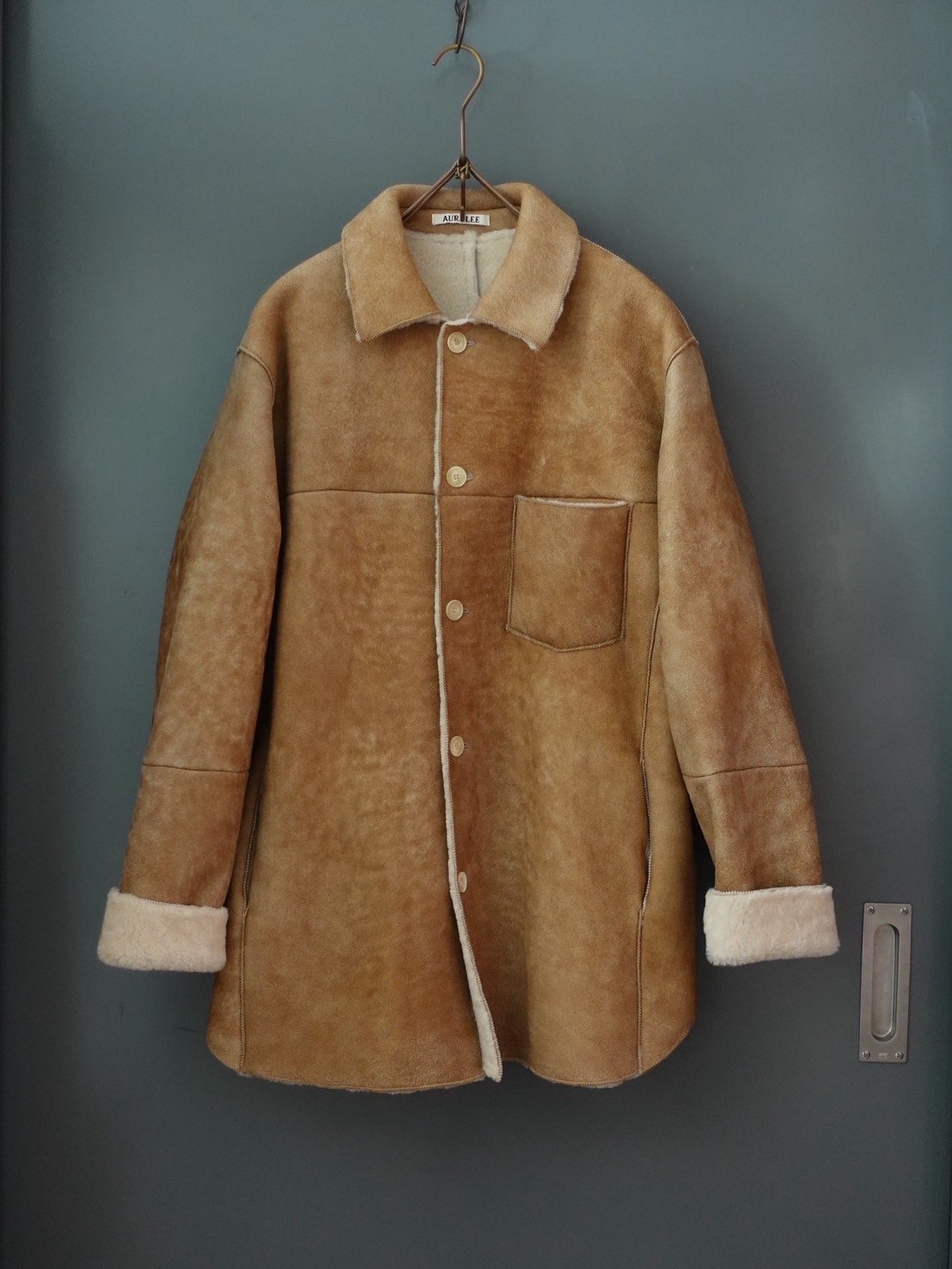 AURALEE(WOMENS) / MERINO MOUTON SHIRT BLOUSON |