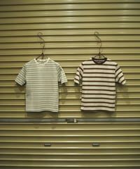AURALEE(WOMENS) / GRADIENT STRIPE JERSEY TEE