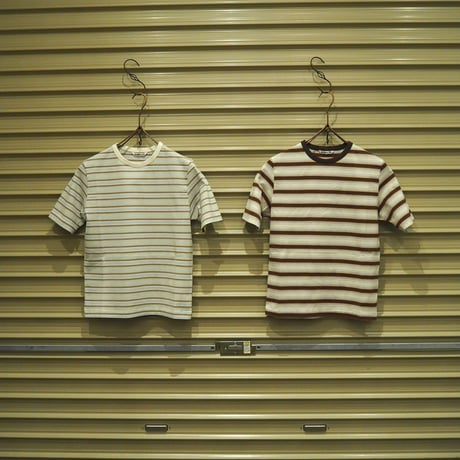 AURALEE(WOMENS) / GRADIENT STRIPE JERSEY TEE